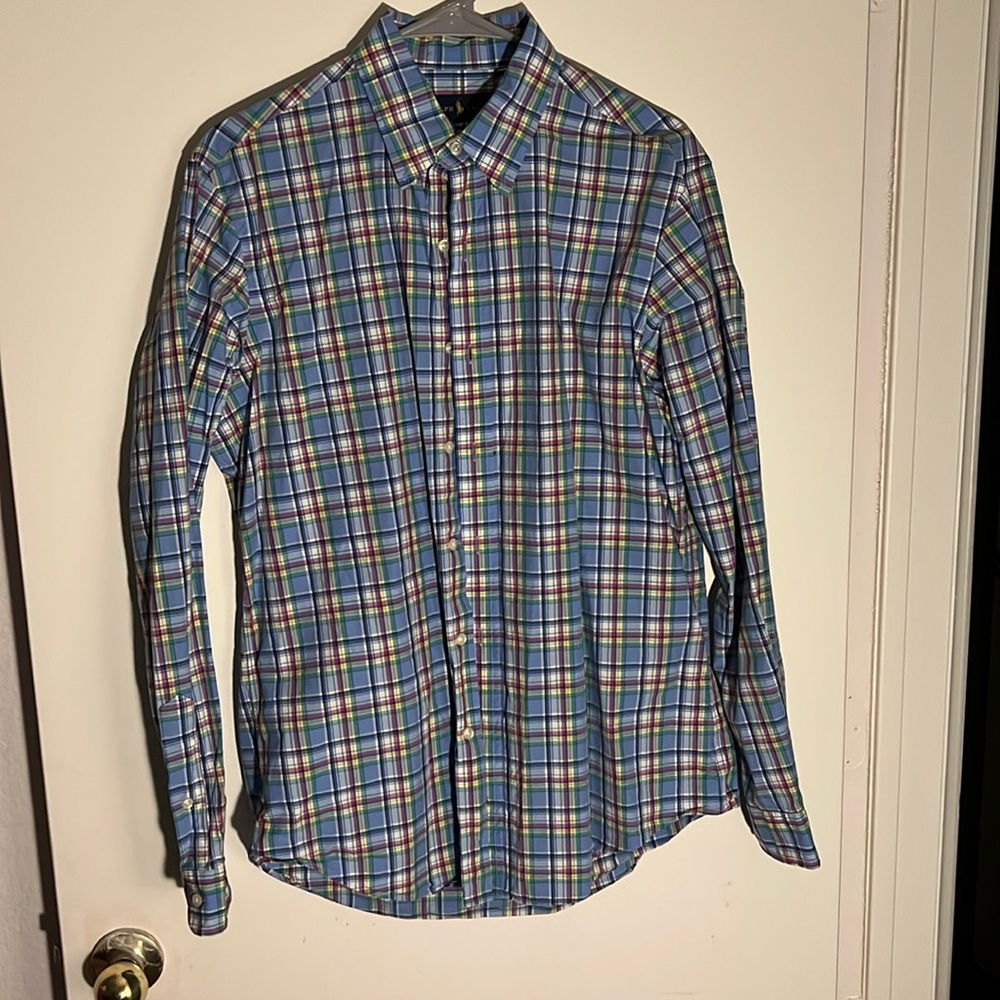 Button down multi colored Ralph Lauren button down